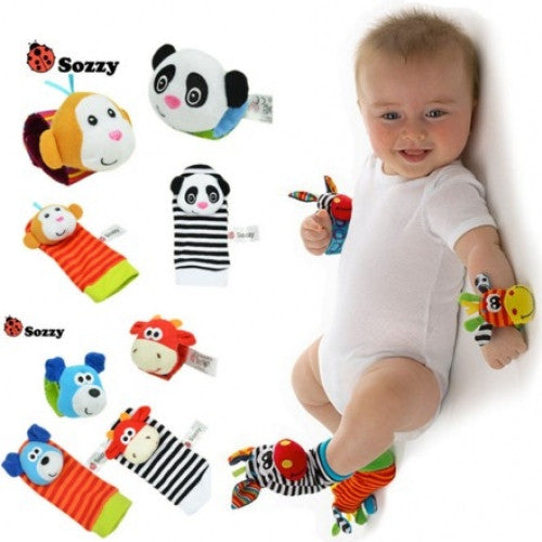 Wrist Foot Finder Small Soft Children Infant Newborn Plush Sock