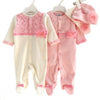 Girls Lace Rompers Clothing Sets Infant Jumpsuit Princess Style