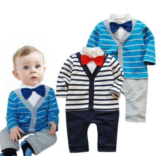 Baby Clothing Stripe Suit Kids Clothes Sets Long Sleeve Style