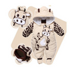 Baby Boys Rompers Ladybug And Cows Warm Kids Girls Bodysuit